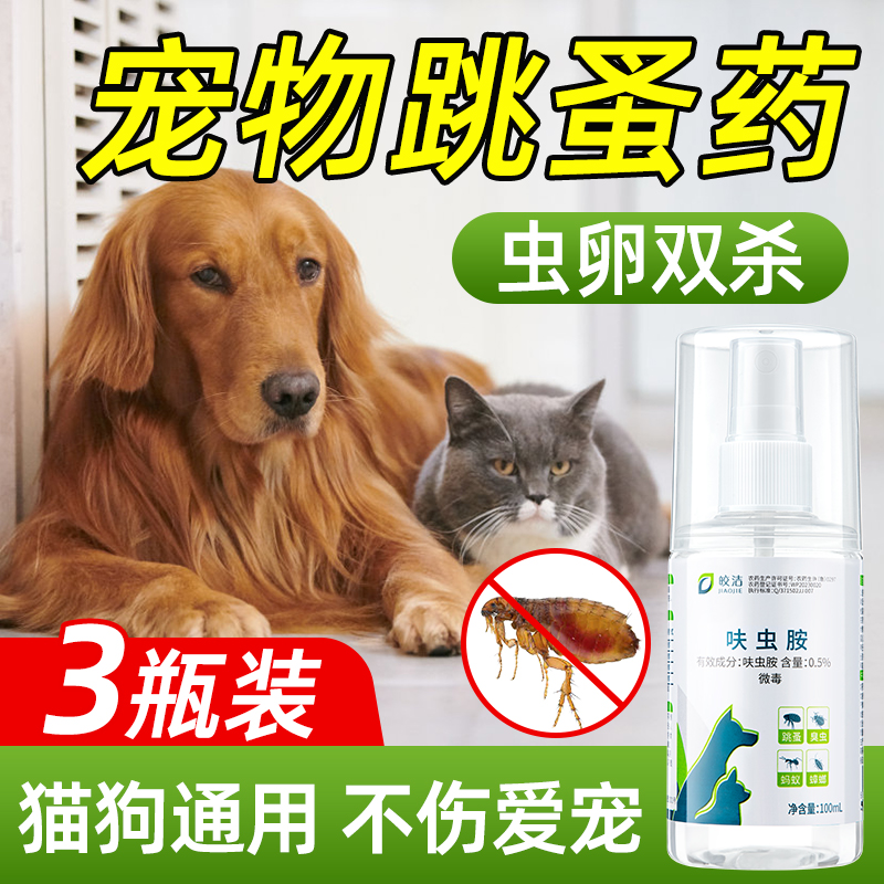 跳蚤药猫咪小狗去宠物小猫除跳蚤猫狗狗专用驱虫喷雾土狗非虱子 - 图2