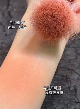 纯羊毛点彩刷腮红刷遮瑕刷大号