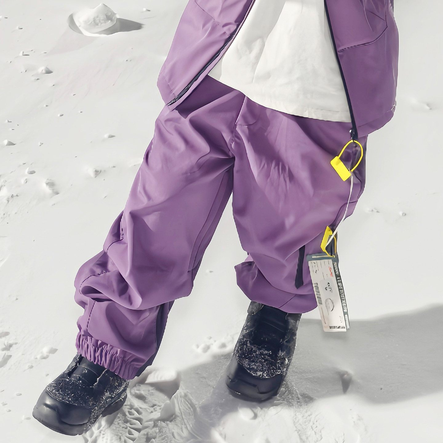 LANCIA 小个子紫色滑雪套装男女户外防风防水保暖宽松滑雪衣裤,淘宝优惠券,粉丝福利购,淘宝优惠卷