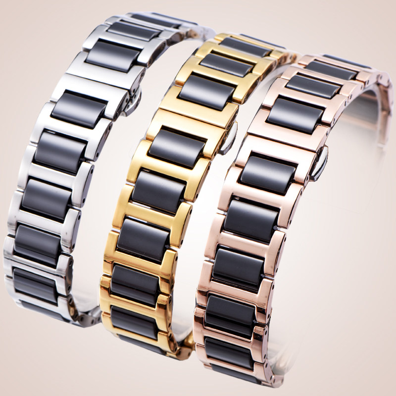 手表链女陶瓷间dw罗西尼美度卡西欧 蒂图配件