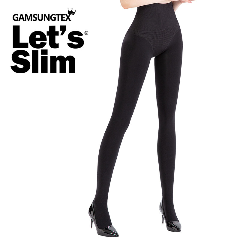 韩国letsslim保暖加绒打底连裤袜 gamsungtexletsslim短袜/打底袜/丝袜/美腿袜