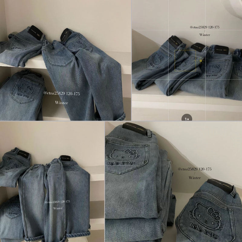 女童加绒牛仔直筒裤中大童裤子2025冬季新款童装 口袋细节好看的,淘宝优惠券,粉丝福利购,淘宝优惠卷