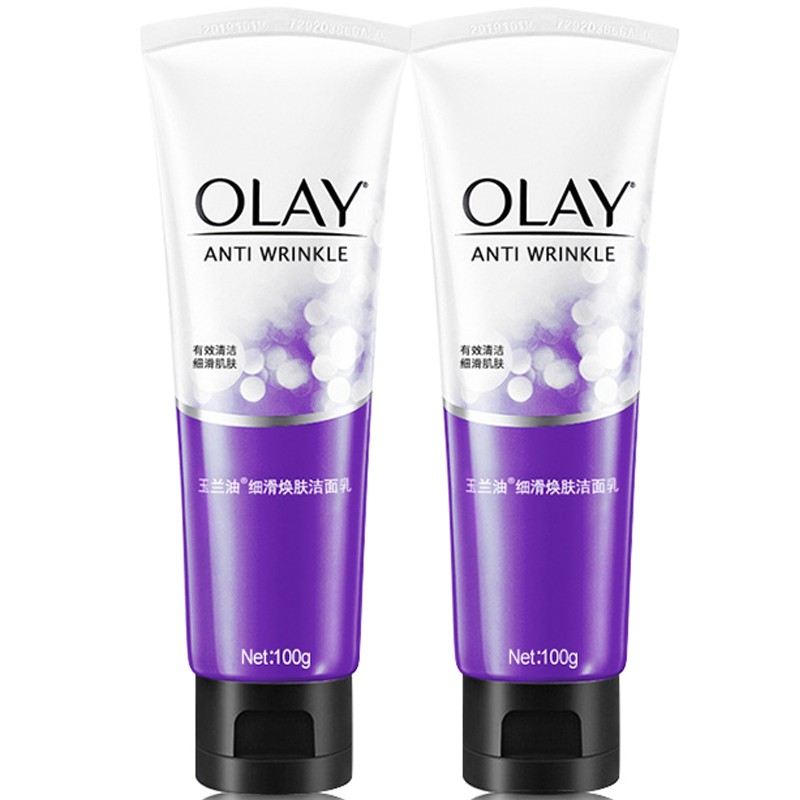 olay /玉兰油细滑焕肤100g*洁面乳 名人居家日用洁面皂/洁面产品