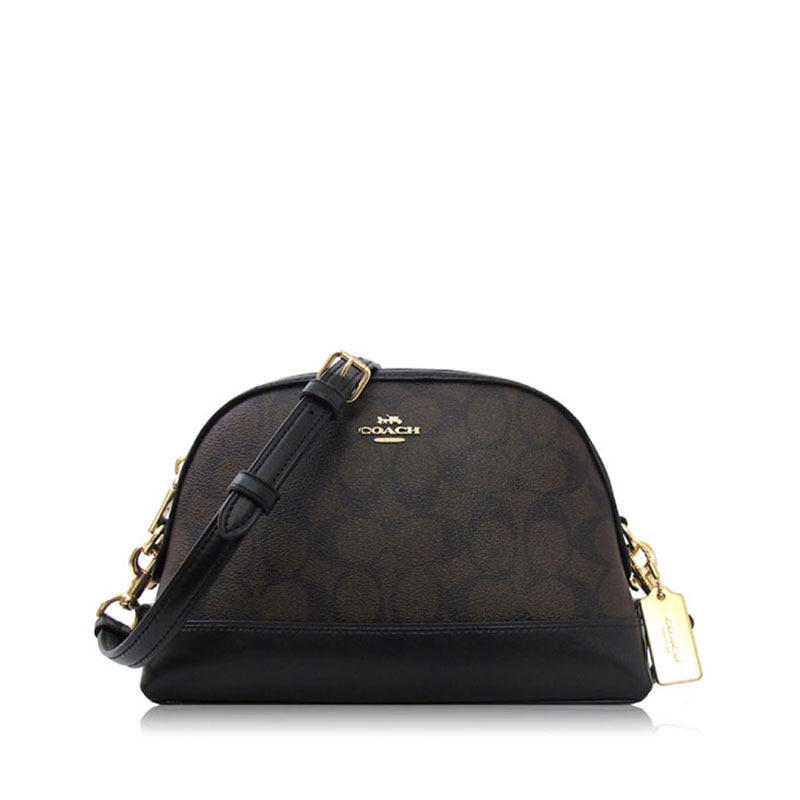 coach 2020年新款黑色迷你号贝壳包 XIANGYUN海外女士包袋
