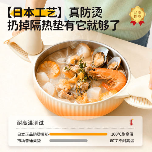 餐桌垫防水防油免洗桌布防烫耐高温茶几垫轻奢高级感桌面保护垫子 - 图1