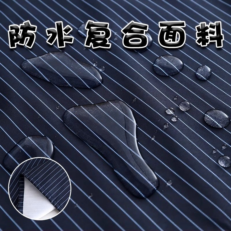 家用厨房可擦手防水防油条纹围裙舒适透气高颜值耐脏可拆卸围裙,淘宝优惠券,粉丝福利购,淘宝优惠卷