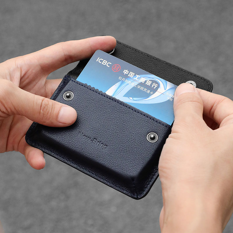 newbring真皮名片女多功能卡片包 newbring卡包