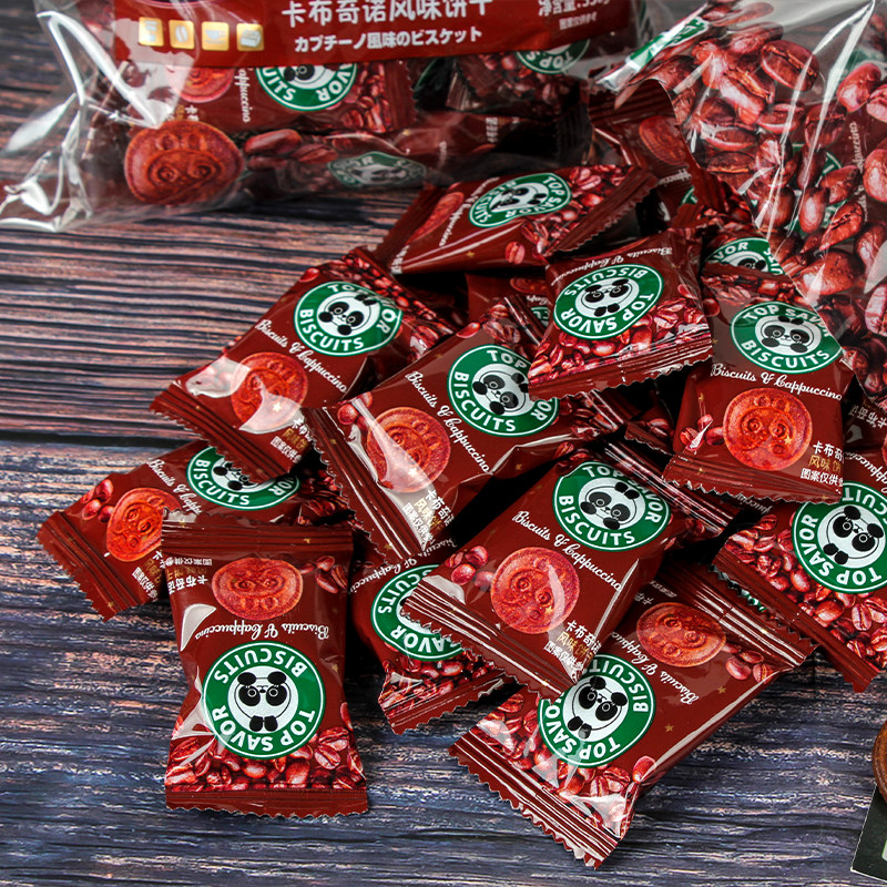 澳门金语卡布奇诺风味饼干400g休闲 金语蓝天酥性饼干