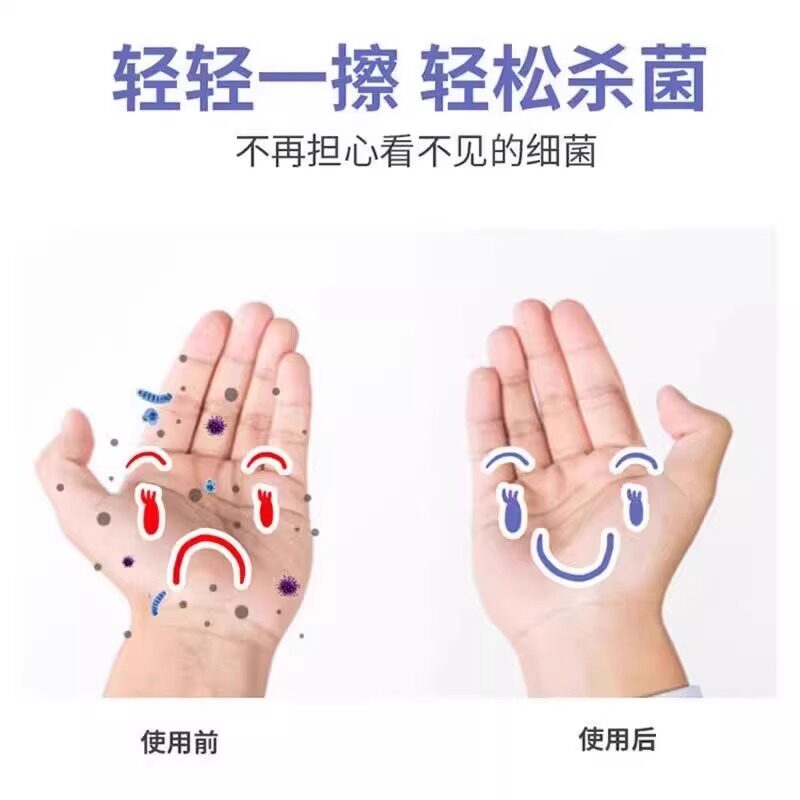 80抽75度酒精消毒湿巾大包清洁棉片杀菌办公室专用消毒湿纸巾008