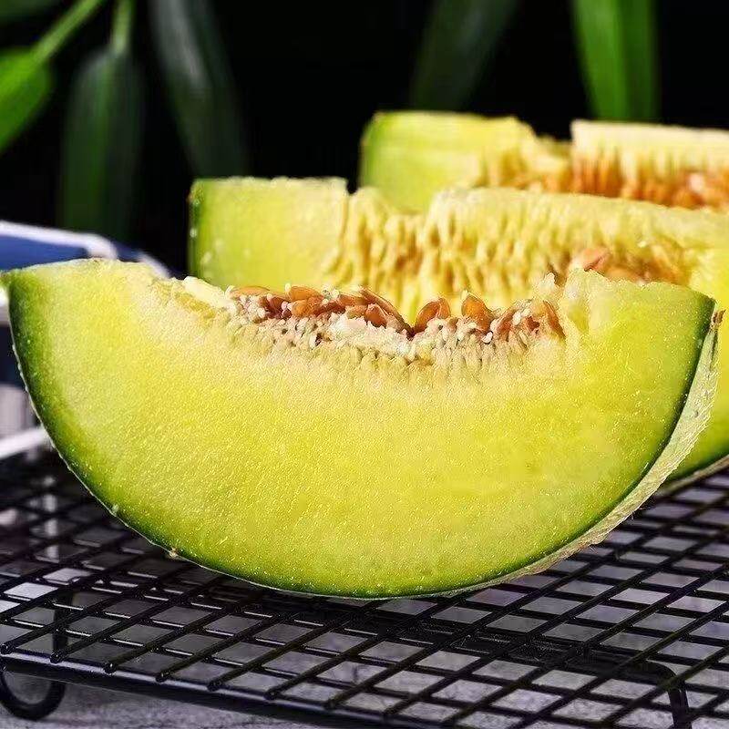 现摘海南网纹蜜瓜带箱5斤正宗新蜜瓜疆冰淇淋网纹密瓜新鲜