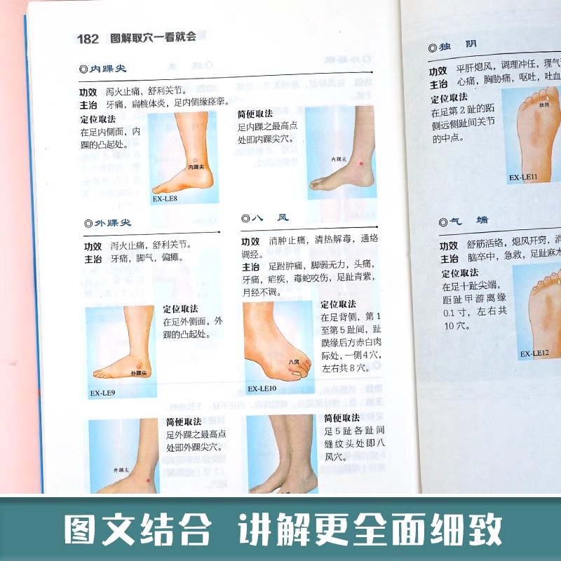 【官方正版】图解取穴一看就会 人体经络穴位图家庭养生书籍大全 生活保健按摩针灸刮痧拔罐中医养生书籍准确找穴推拿按摩保健书籍 - 图2