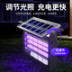 Solar mosquito killer lamp outdoor courtyard garden villa outdoor waterproof fly killer lamp camping lure powerful charging