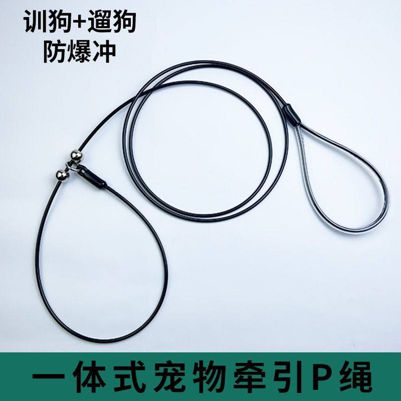 狗狗牵引绳狗绳防爆冲p绳p链大小型犬狗链子防咬遛狗钢丝赛级大狗,淘宝优惠券,粉丝福利购,淘宝优惠卷