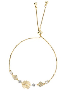 四叶草手链女小拉j设计感2026新款高级百搭石韩简约猫眼日推众手