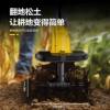 Lithium battery electric tiller scarifier multi-functional micro tiller small agricultural plowing and loosening tool for turning hard soil
