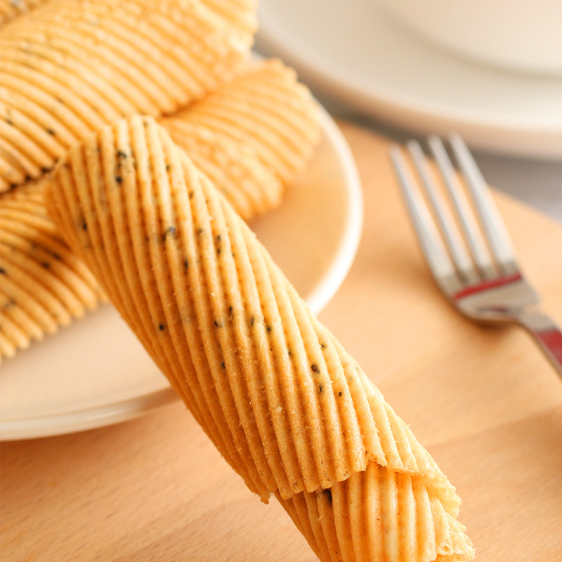 手工鸡蛋卷老式鸡蛋酥凤凰卷早餐糕点零食礼品年货芝麻酥脆原味