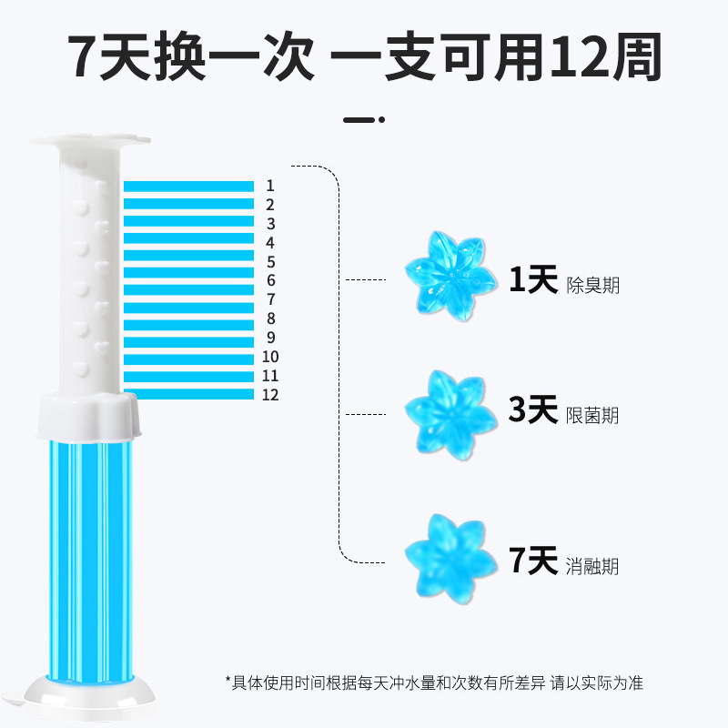 马桶清洁除臭去异味小花厕所留香凝胶花清洁剂洁厕灵清香污垢自动 - 图2