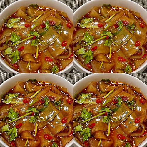 红薯粉酸辣粉七料包大桶装正宗重庆冲泡方便网红速食粉丝米线宽粉 - 图0