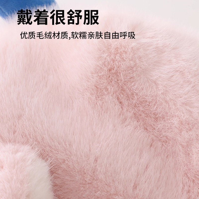 儿童帽子耳朵会动可爱企鹅毛绒围巾一体加厚保暖防寒骑车护耳帽女,淘宝优惠券,粉丝福利购,淘宝优惠卷