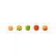 Car small ornaments mini simulated orange decorations