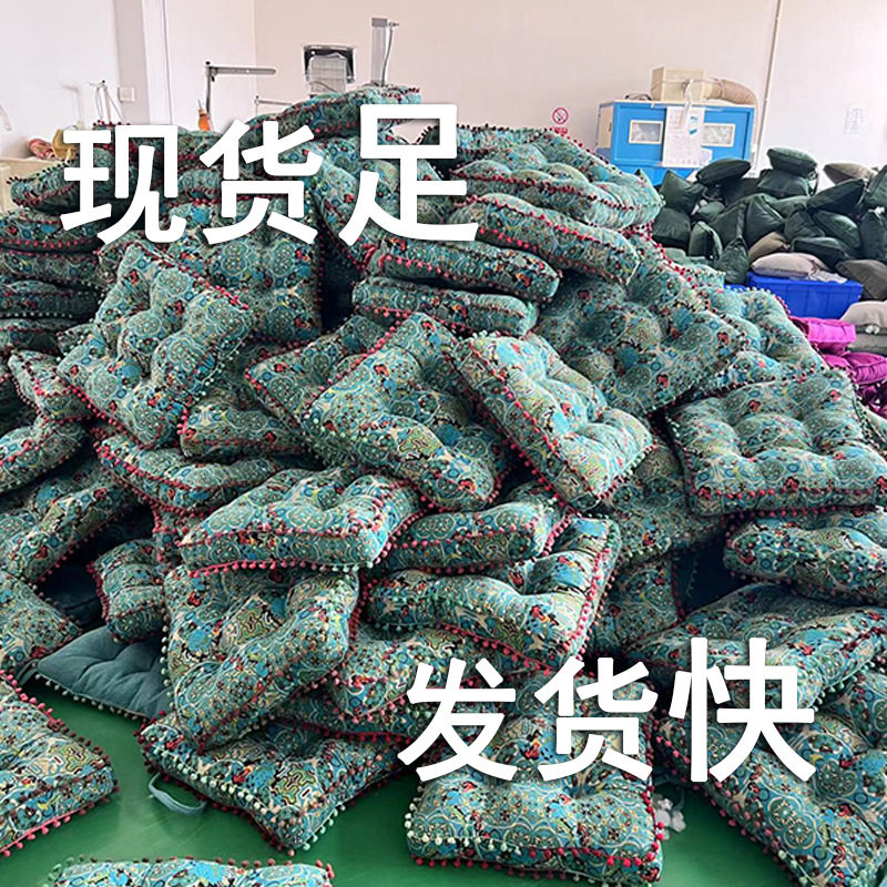 Cross-border cotton and linen cushions, thickened floor cushions, Moroccan bay window tatami mats, futon cushions that do not collapse