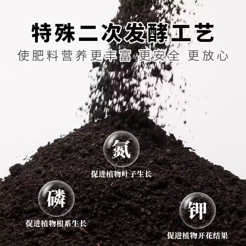 羊粪发酵有机肥料纯羊粪50斤种菜养花盆栽鸡有机农家肥料豆粕土壤 - 图2