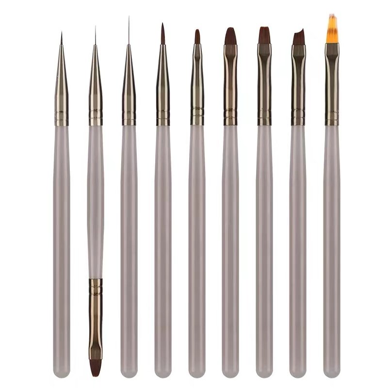 美甲笔全套美甲专用拉线双头笔渐变笔建构彩绘光疗雕花晕染底胶,淘宝优惠券,粉丝福利购,淘宝优惠卷