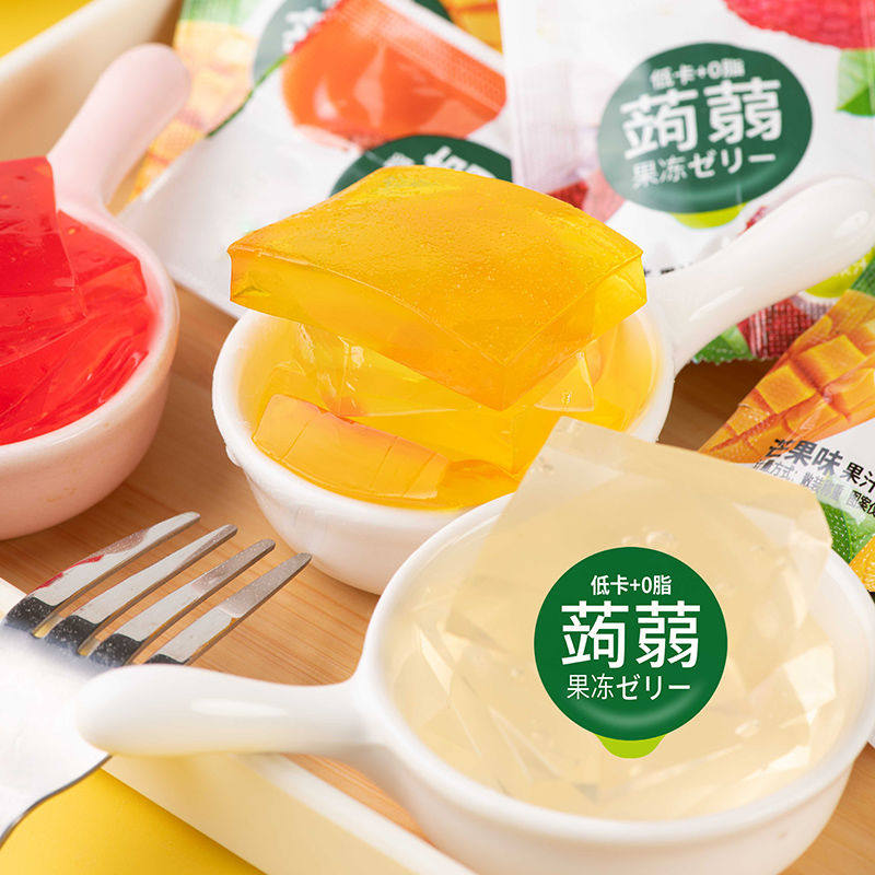 青提口味果冻72g芒果口味果冻72g荔枝口味果冻72g