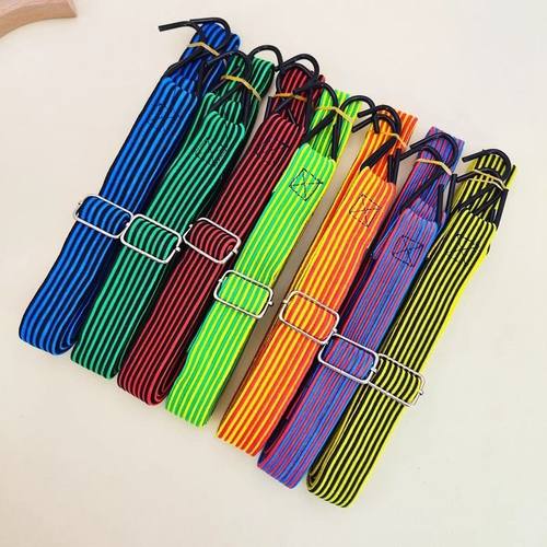 电动车摩托车绑带弹力绳后备箱捆扎带捆绑绳弹力松紧绳子皮带挂钩 - 图0