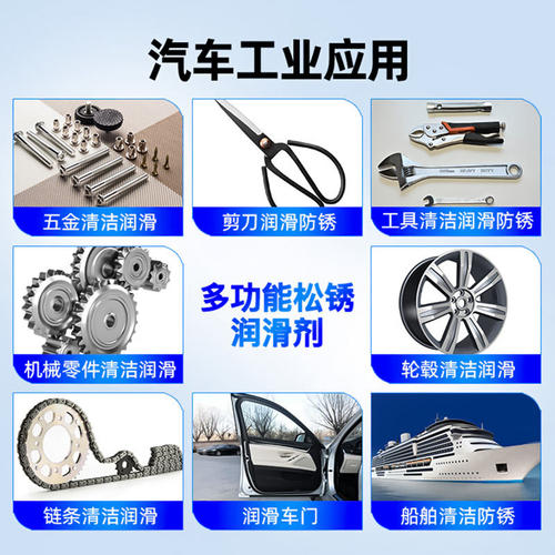 强力除锈润滑剂除锈剂防锈汽车螺丝栓松动剂不锈钢铁强力防锈 - 图1