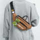 Crossbody bag men's trendy breast bag men's backpack casual waist bag men's shoulder bag women's mobile phone boys' shoulder bag