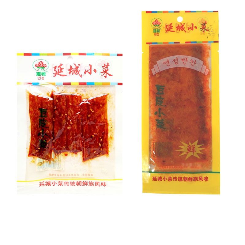 延边特产美食延城豆皮小菜零食香甜辣豆干朝鲜族豆皮食品即食 - 图3