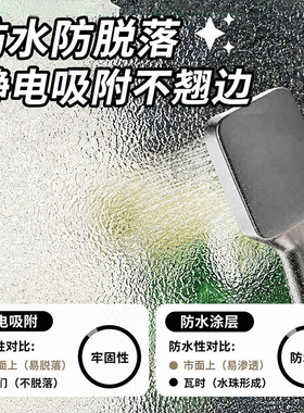磨砂玻璃窗户贴纸透光不透明贴膜