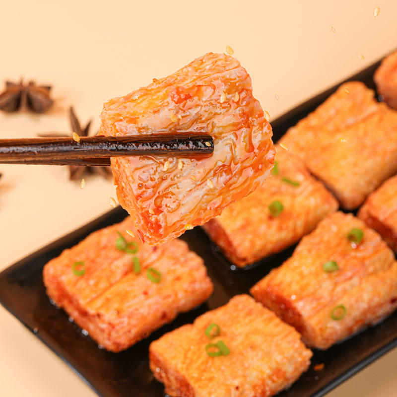 五贤斋手撕素肉辣条散称1kg休闲食品办公室豆干素食网红解馋零食