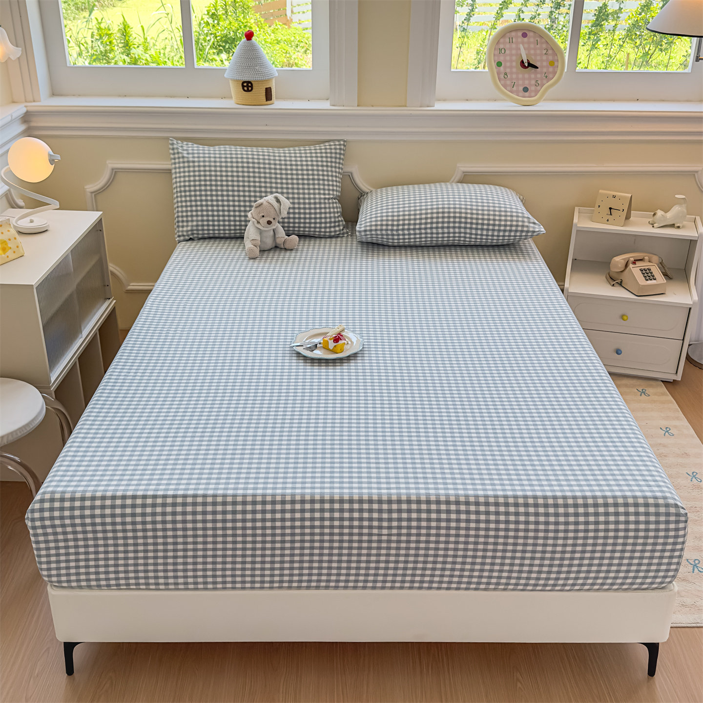 全棉床笠床罩单件2025新款100纯棉床垫保护套学生宿舍床单防尘罩,淘宝优惠券,粉丝福利购,淘宝优惠卷