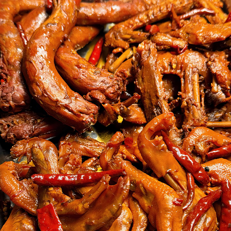 六和鸭货生鲜组合批发鸭头鸭脖鸭锁骨鸭翅鸭掌鸭舌鸭肠鸭胗鸭食管 - 图2