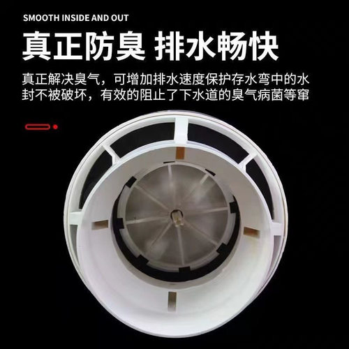 pvc吸气阀排水气管自动防虫蛇排气防老鼠50换气阀多功能雨帽管件 - 图2