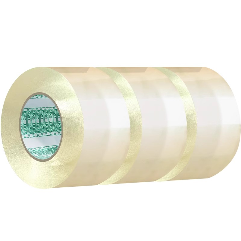 友日久透明胶带高粘度不易断大号宽胶带快递打包封箱带加宽封口胶