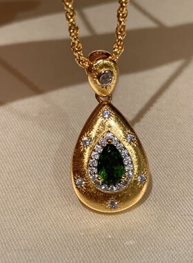 清新立体纹理项链饰品高级感独特