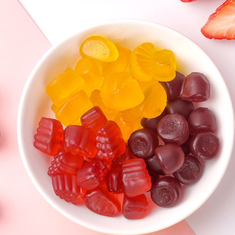 旺旺旺仔QQ糖小包散装综合口味果汁味软糖糖果休闲小零食分享装