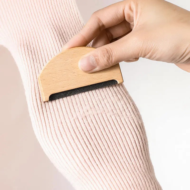 榉木粘毛器大衣刮毛器衣服起球去毛球除毛毛修剪器去毛球神器手动 - 图1