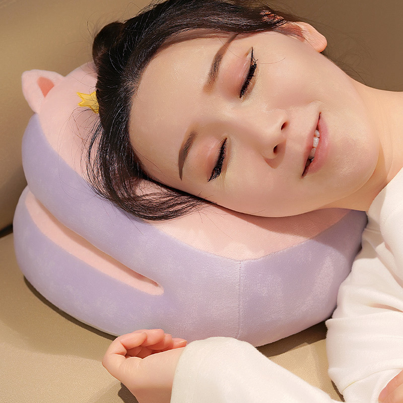 Adult office nap pillow, elementary school students' ice silk tummy pillow, tummy pillow table, morning nap pillow, cushion cushion artifact