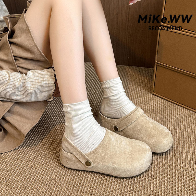 法式厚底包头拖鞋女外穿2025新款秋季软底半拖勃肯鞋单鞋平底店主,淘宝优惠券,粉丝福利购,淘宝优惠卷