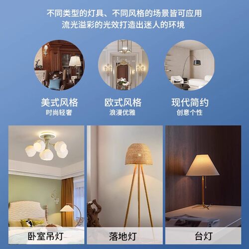 led灯泡节能家用商用超亮e14螺旋e27螺口电灯吊灯护眼无频闪球泡 - 图3