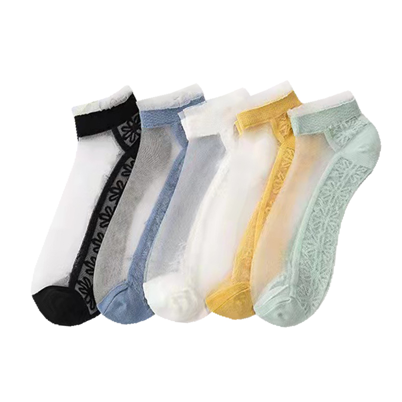 短丝袜夏季超薄款水晶丝纯棉袜子 天天特卖工厂店短袜/打底袜/丝袜/美腿袜