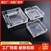 Large Number Glass Ashtrays Creativity Personality Trends Crystal Smoke Cylinders Home Living Room Anti Fly Ash Office With Atmosphere