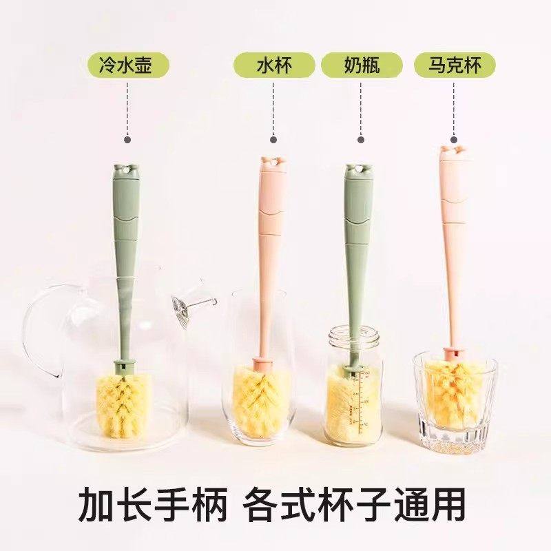 水杯长柄刷杯刷专用神器三合一奶瓶刷清洁刷杯子刷吸管无死角杯盖,淘宝优惠券,粉丝福利购,淘宝优惠卷