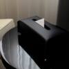 High-end light luxury leather tissue paper box for home living room coffee table high-end decorative tissue box office goodies