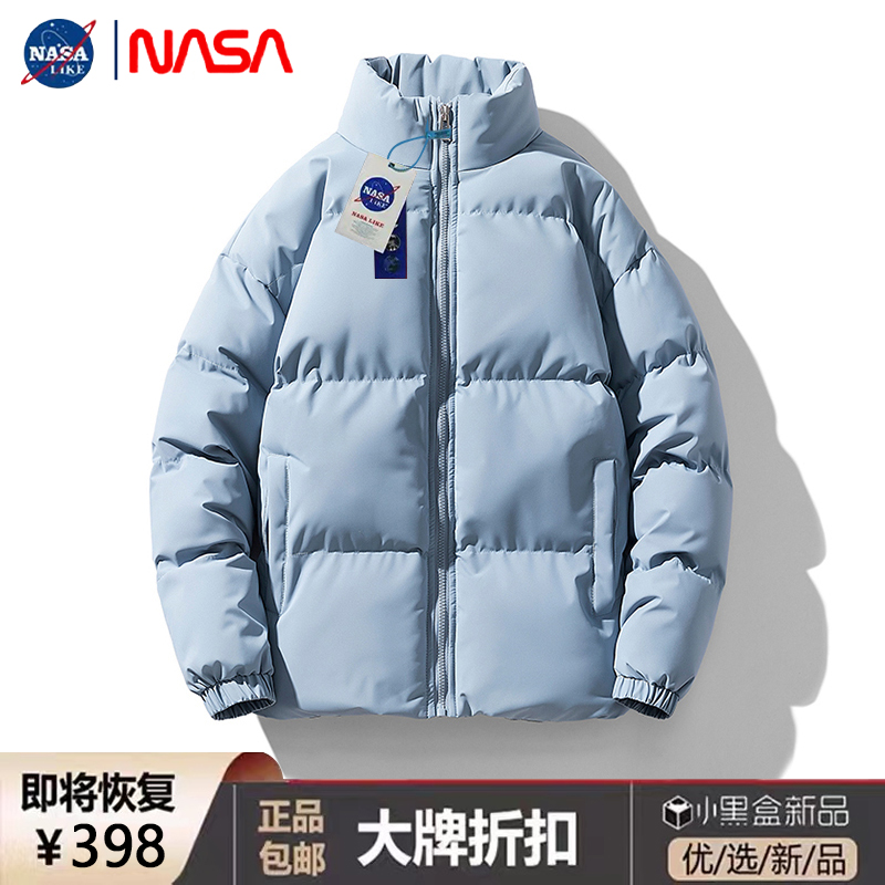 nasa羽绒棉服男冬季加厚保暖宽松情侣棉衣棉袄外套女2023年防风