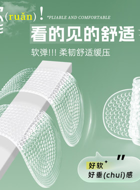 硅胶增高鞋垫全掌按摩男女运动减震防痛光脚久站不累清凉鞋垫防滑